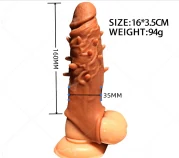 Textured Liquid Silicone Sleeve